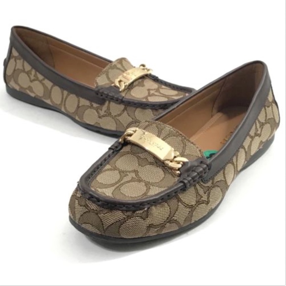 Coach Shoes - Coach A01918 Olive Loafers Moccasins Shoes